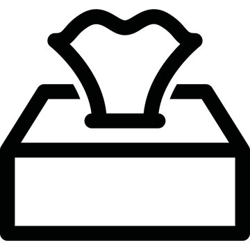 recommend clip art: Simple vector icon tissue box
                    