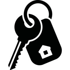 Simple vector icon keys