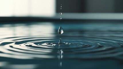 Drop of Clean Water. A Symbol of Life