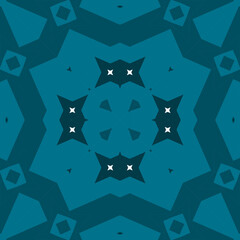 Seamless square pattern blue and white. Frost texture pattern. Merry Christmas. Happy New Year.