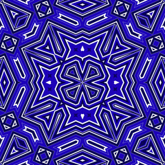 Seamless square pattern blue and white. Frost texture pattern. Merry Christmas. Happy New Year.