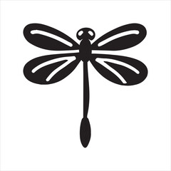Beautiful Dragonfly Insect Design Vector