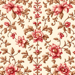 seamless pattern with flowers
