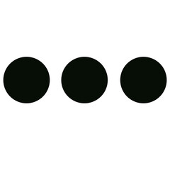Minimalist Black Circle Graphic