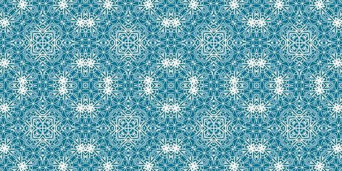 Christmas seamless pattern. Christmas background banner blue. Frost pattern. Happy New Year.