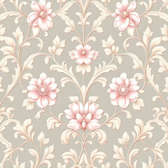 Obraz premium seamless pattern with flowers 