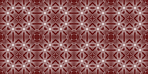 Christmas seamless pattern. Christmas background banner red. Frost pattern. Happy New Year.