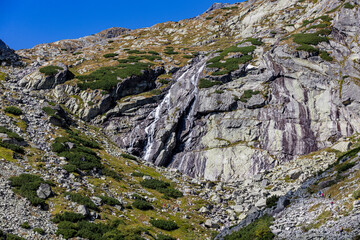 waterfall underneath Téryho chate, high tatra, slovakia