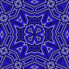 Seamless square pattern blue and white. Frost texture pattern. Merry Christmas. Happy New Year.