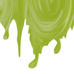 matcha cream drops,dripping liquid