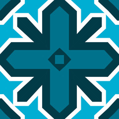 Seamless square pattern blue and white. Frost texture pattern. Merry Christmas. Happy New Year.