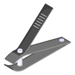 compound lever style Nail Clipper isometric concept, Nail Trimmer vector icon design, beauty personal care symbol, cosmetic dermatology sign, body aesthetics stock illustration 