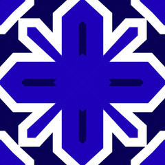 Seamless square pattern blue and white. Frost texture pattern. Merry Christmas. Happy New Year.