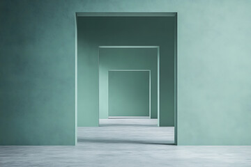 Fototapeta premium door to the wall