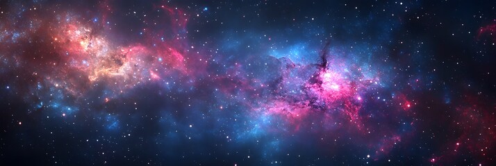 Fototapeta premium background with stars with bokeh background