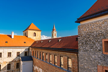 Fototapeta premium Church and castle towers