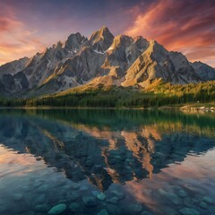 Fototapeta premium illuminating the towers Generative AI