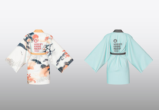 Women's Kimono Mockup