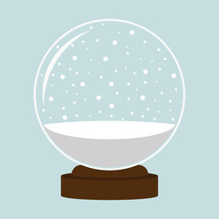 Crystal bal in Winter Calm