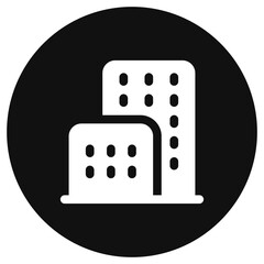 Editable office building, hotel, apartment, real estate, vector icon. Part of a big icon set family. Perfect for web and app interfaces, presentations, infographics, etc