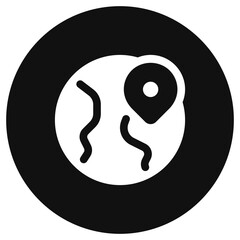 Editable globe, location, satellite map vector icon. Map, location, navigation. Part of a big icon set family. Perfect for web and app interfaces, presentations, infographics, etc