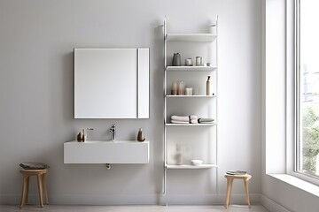 8 vertical storage white walls tall narrow shelving unit wall mo