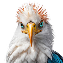 Obraz premium A close up of a bird isolated on transparent background 