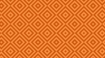 Seamless pattern design with square geometric shape | Pattern background design with dark orange color