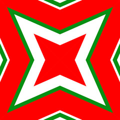 Seamless square pattern red and green. Christmas pattern green and red. Merry Christmas. Happy New Year.