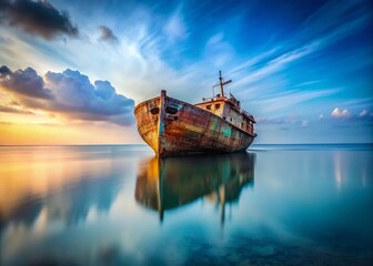 Abandoned Ships Ocean Ghost Ships Count Minimalist Photography