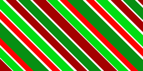 Seamless background with red green lines. Merry Christmas. Happy New Year