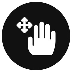 Editable hand move vector icon. Part of a big icon set family. Perfect for web and app interfaces, presentations, infographics, etc
