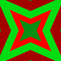 Seamless square pattern red and green. Christmas pattern green and red. Merry Christmas. Happy New Year.