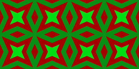 Seamless pattern banner red and green. Festive red and green Christmas pattern. Merry Christmas. Happy New Year.