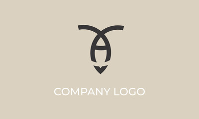 Abstract bee logo design 