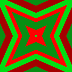 Seamless square pattern red and green. Christmas pattern green and red. Merry Christmas. Happy New Year.
