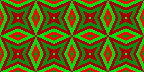 Seamless pattern banner red and green. Festive red and green Christmas pattern. Merry Christmas. Happy New Year.
