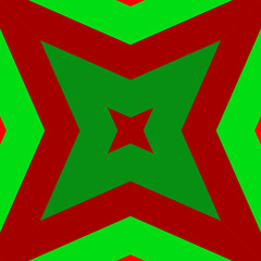 Seamless square pattern red and green. Christmas pattern green and red. Merry Christmas. Happy New Year.