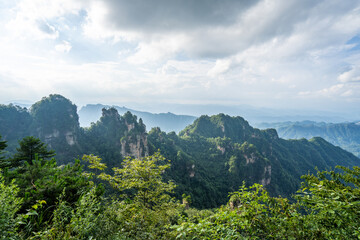 Zhangjiajie scenic area in Hunan Province, China