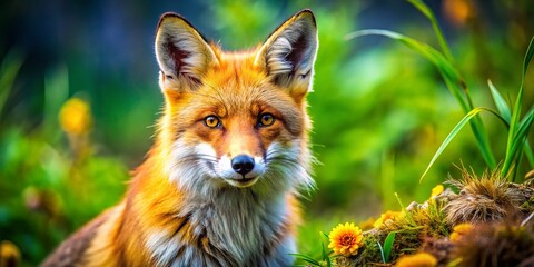 Fototapeta premium Adorable Wildlife Candid Shots: Cute Animal Photos, Funny Pet Pictures, Wild Animals in Nature