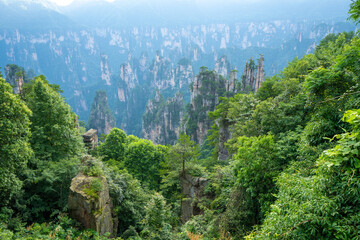 Fototapeta premium Zhangjiajie scenic area in Hunan Province, China