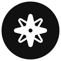 Editable compass vector icon. Part of a big icon set family. Perfect for web and app interfaces, presentations, infographics, etc