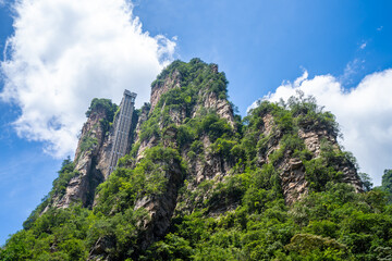 Zhangjiajie scenic area in Hunan Province, China