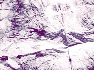 White Watercolor Brush Art. Purple Abstract Paint