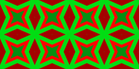 Seamless pattern banner red and green. Festive red and green Christmas pattern. Merry Christmas. Happy New Year.