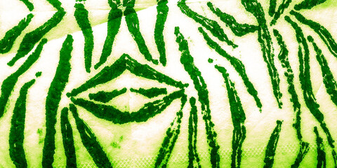 White Jungle Animal Texture. Black Cat Spots.