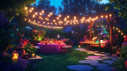 Obraz premium Colorful environment illustrations