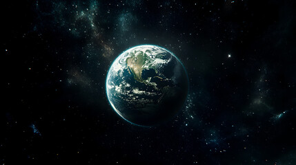 Fototapeta premium Planet Earth in the galaxy