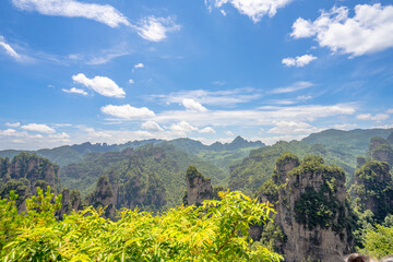 Zhangjiajie scenic area in Hunan Province, China