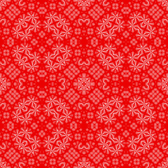 Christmas seamless pattern. Christmas background red. Merry Christmas. Happy New Year.